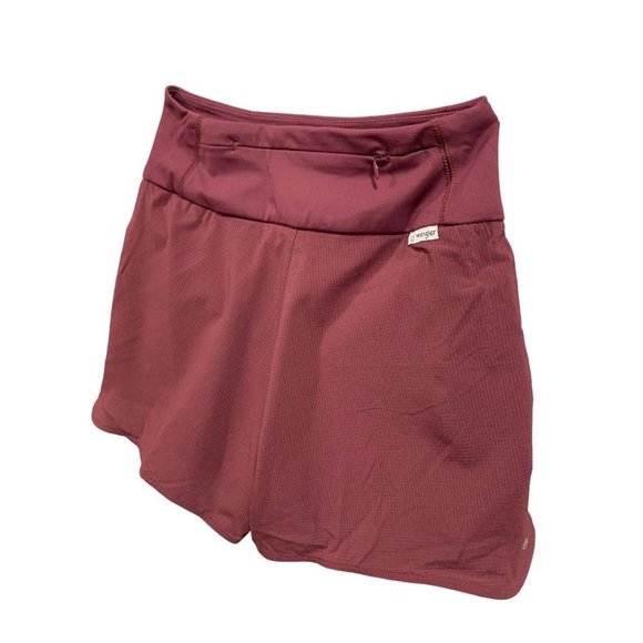 XS Wrangler All Terrain Gear Women's Shorts Pull On Pockets Merlot New - Picture 10 of 14